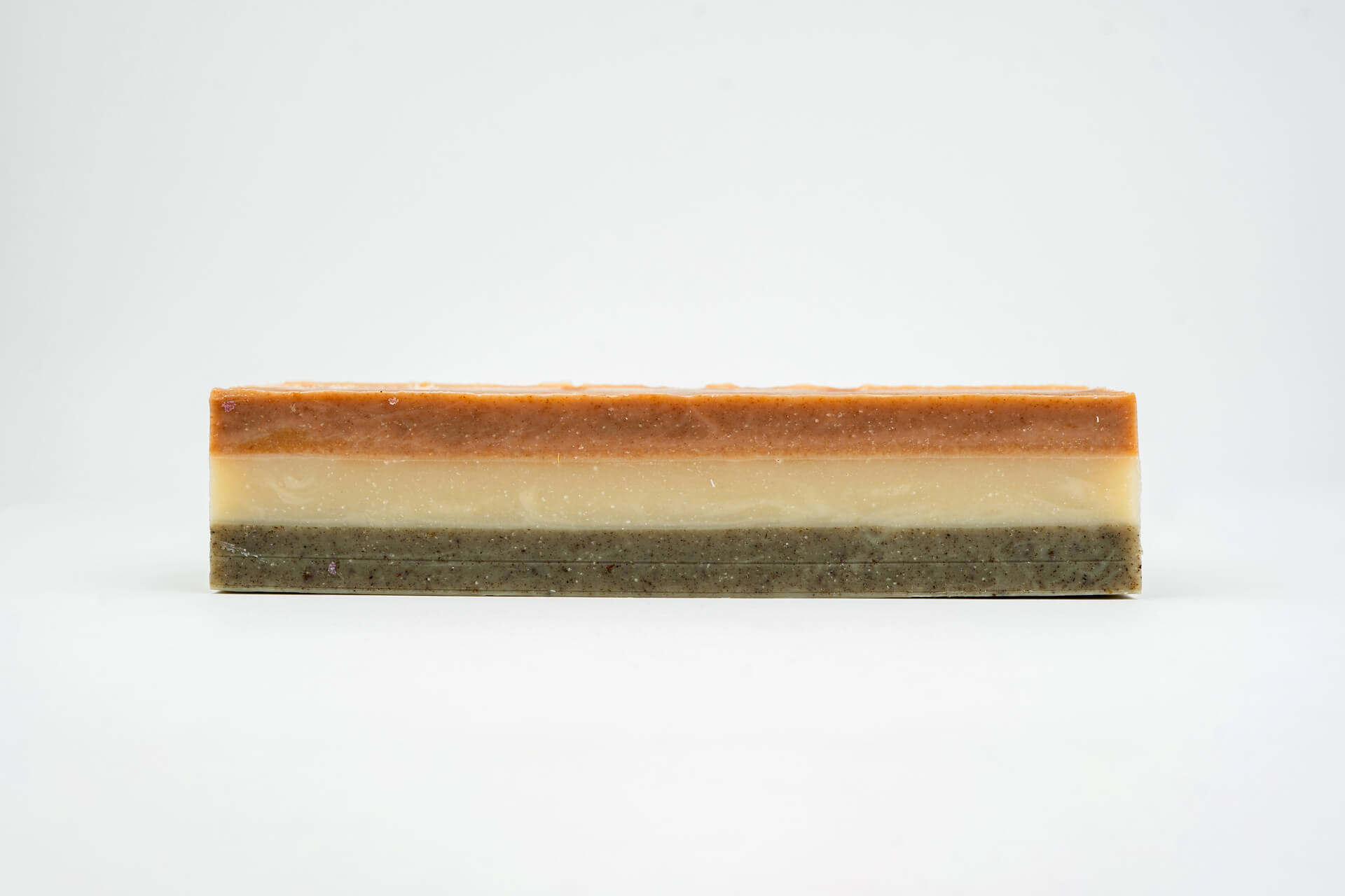 Natural soap mold with clay, ginger and juniper