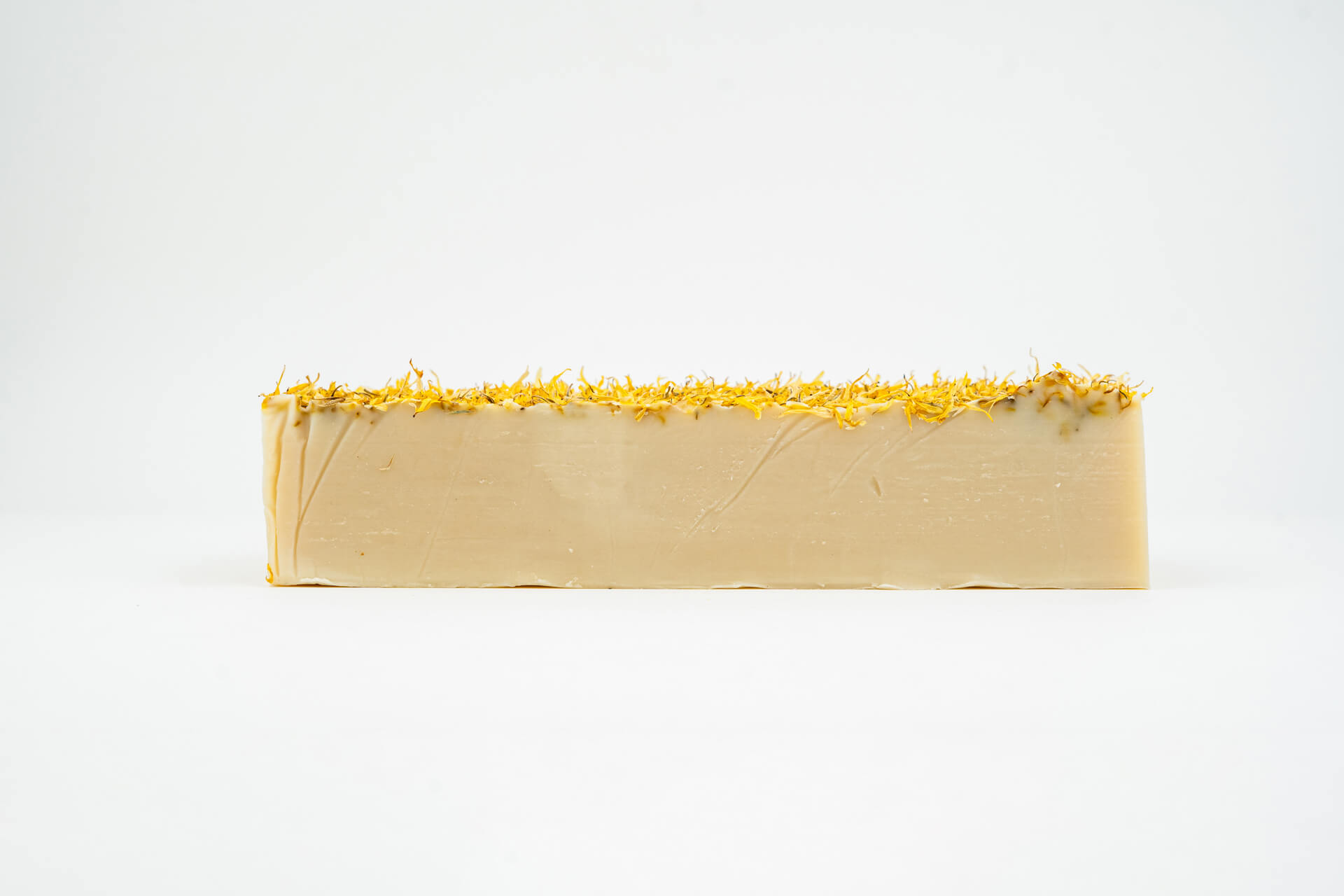 Natural soap bar with chamomile, honey and marigold