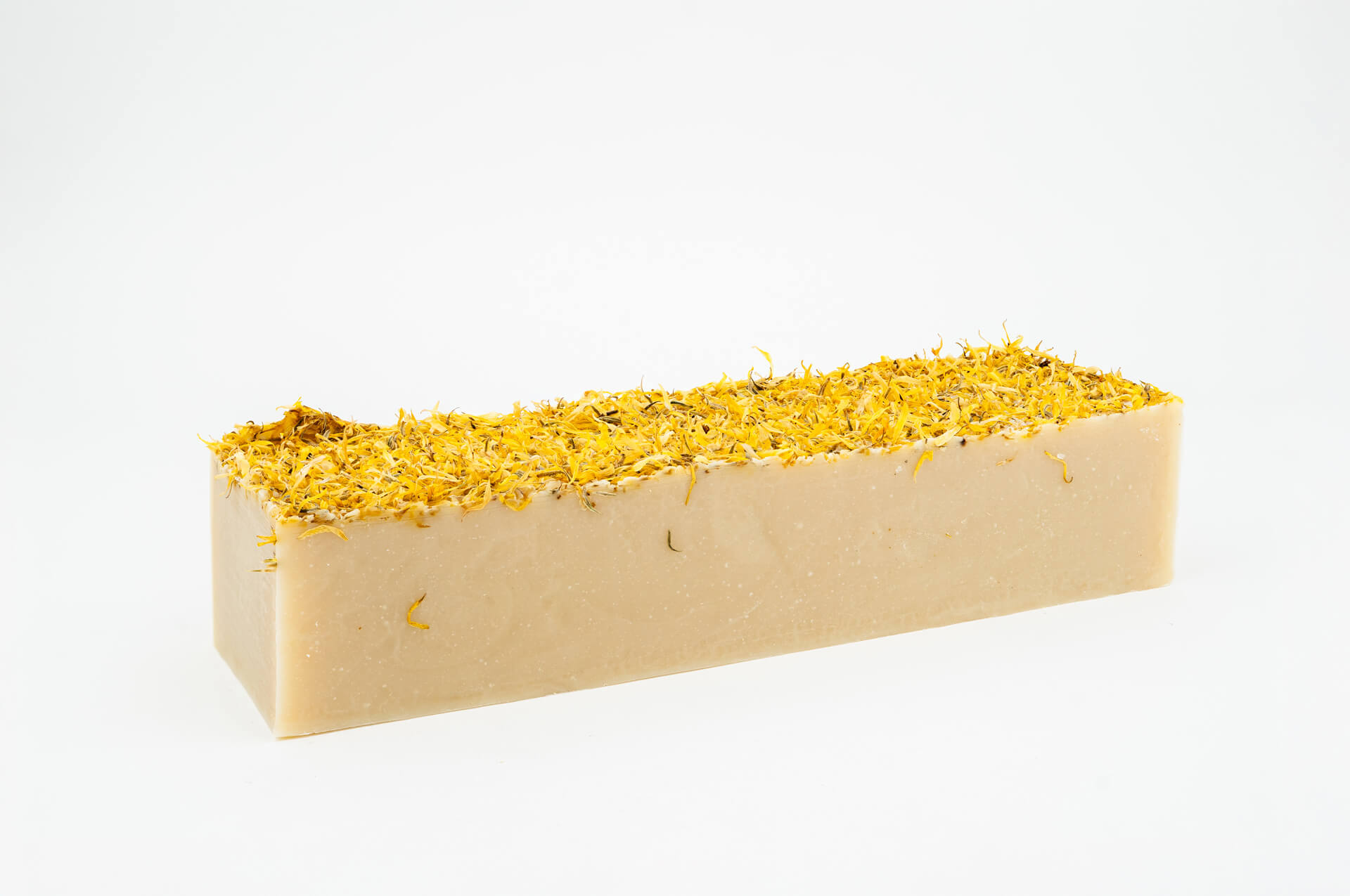 Natural soap bar with chamomile, honey and marigold