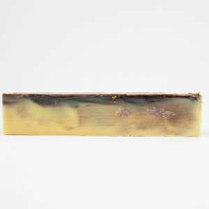 Natural soap bar with cinnamon