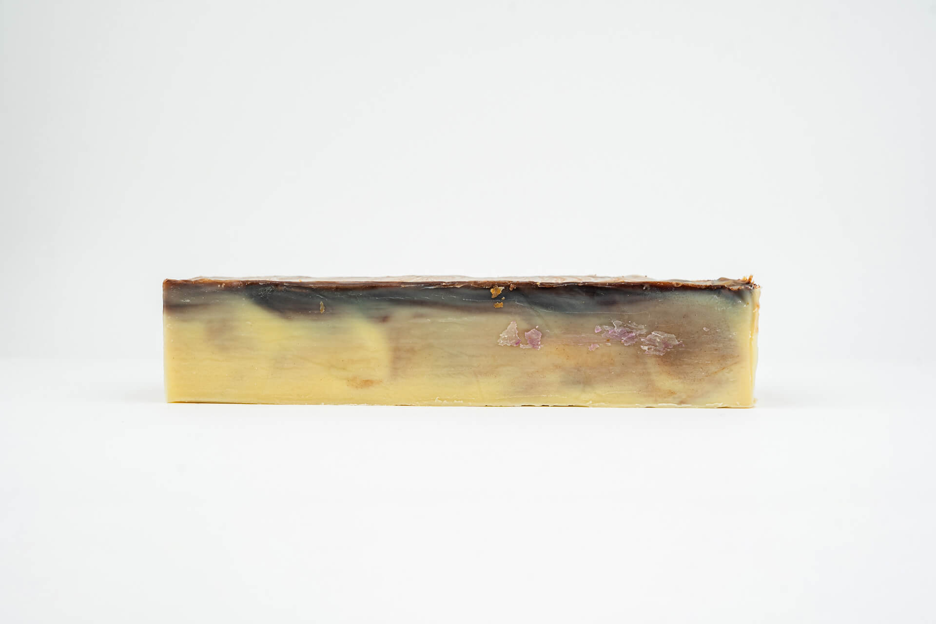 Natural soap bar with cinnamon
