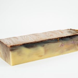 Natural soap bar with cinnamon