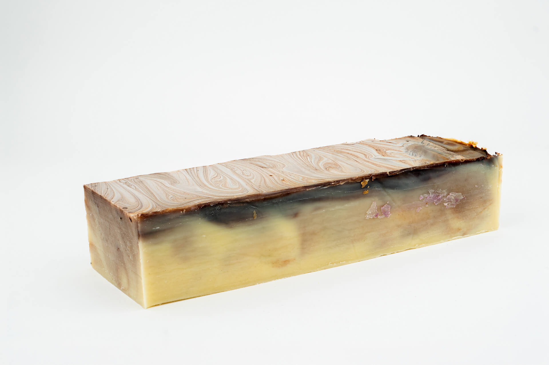 Natural soap bar with cinnamon