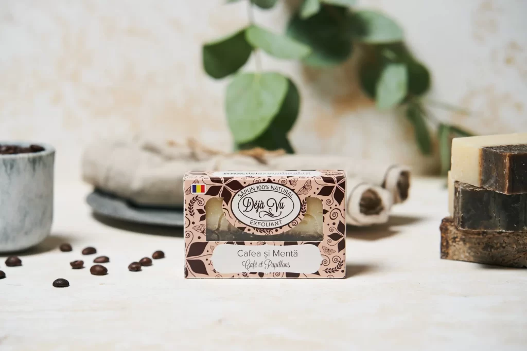 Sapun natural cu menta si cafea