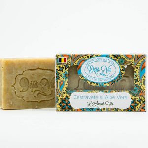 Natural soap with aloe vera and cucumber
