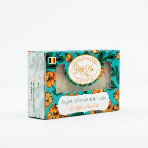 Săpun natural cu argile, ghimbir și ienupăr