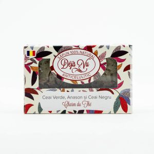 Săpun natural cu ceai verde, anason și ceai negru