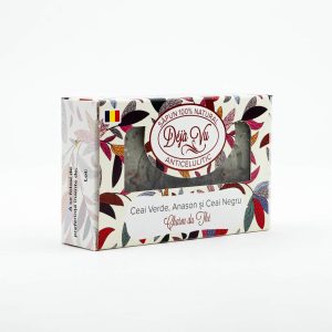 Săpun natural cu ceai verde, anason și ceai negru