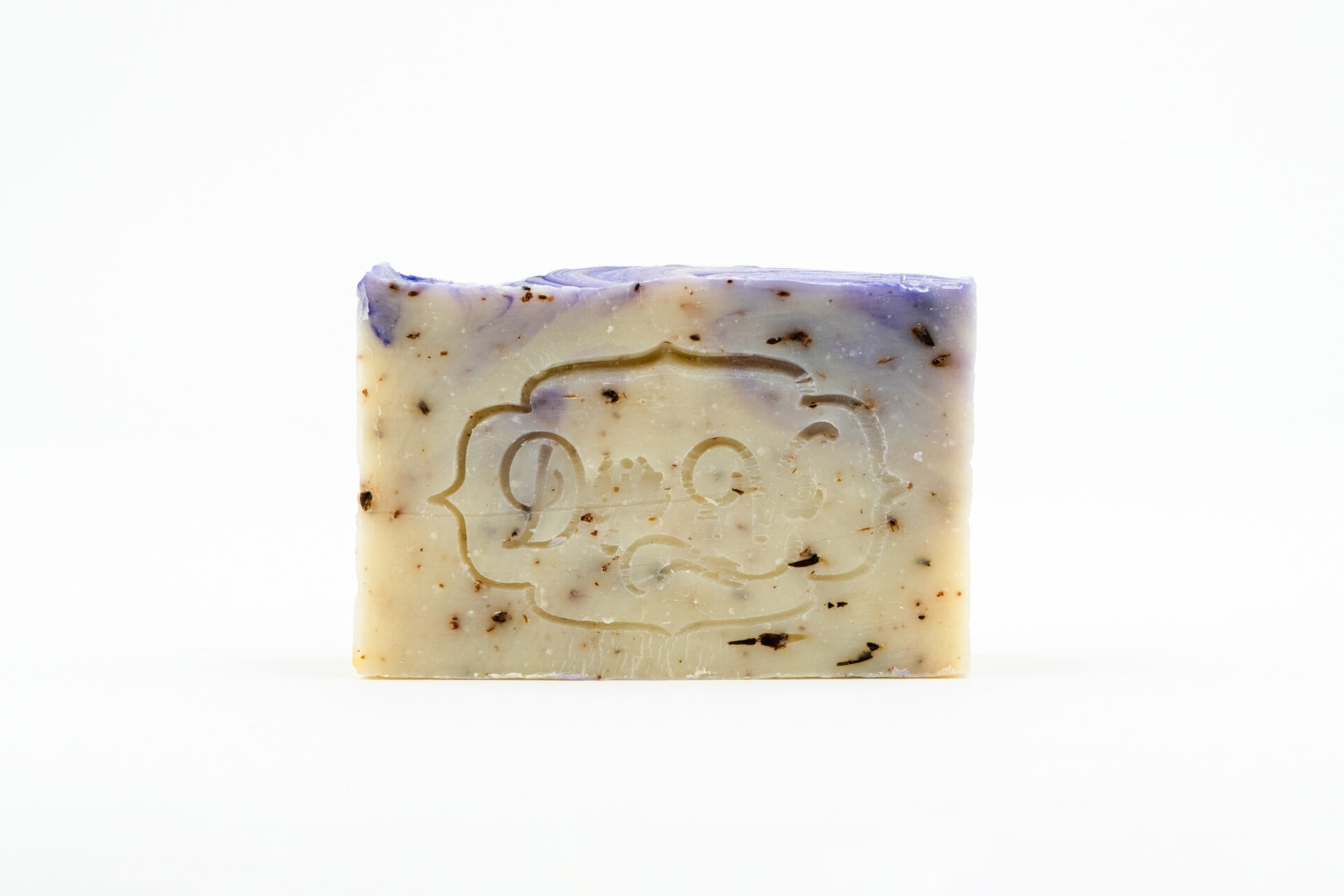 Natural soap with lavender and white clay