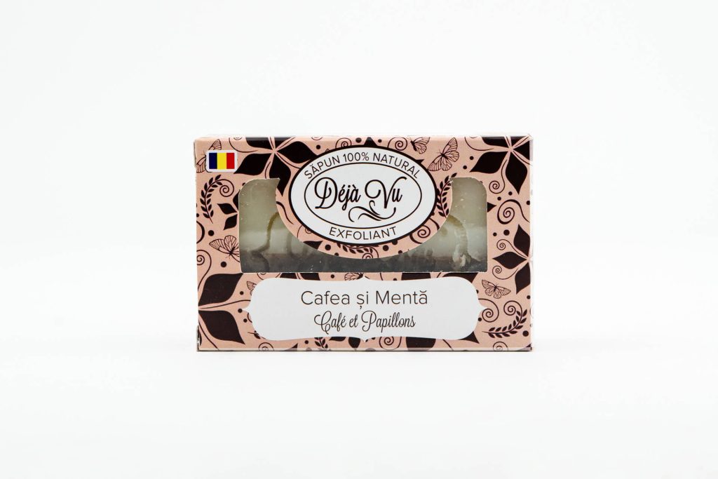 Săpun natural cu mentă și cafea