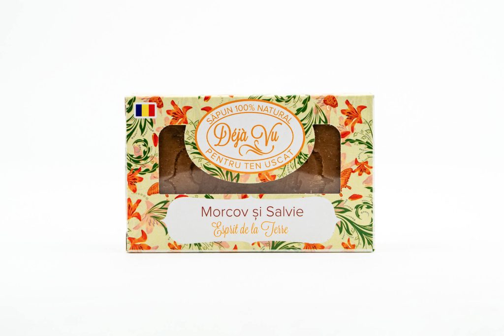 Săpun natural cu morcov și salvie