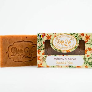 Natural soap with carrot and sage
