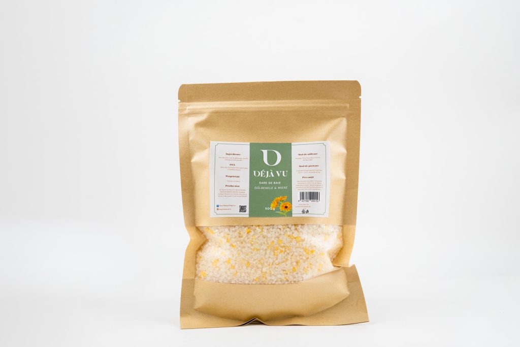 Sare de baie cu gălbenele și miere