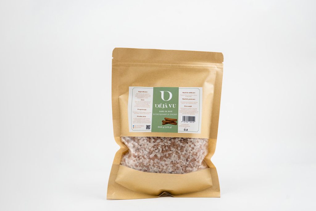 Sare de baie cu scorțișoară și cacao