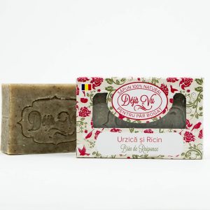 Natural shampoo with nettle and castor oil