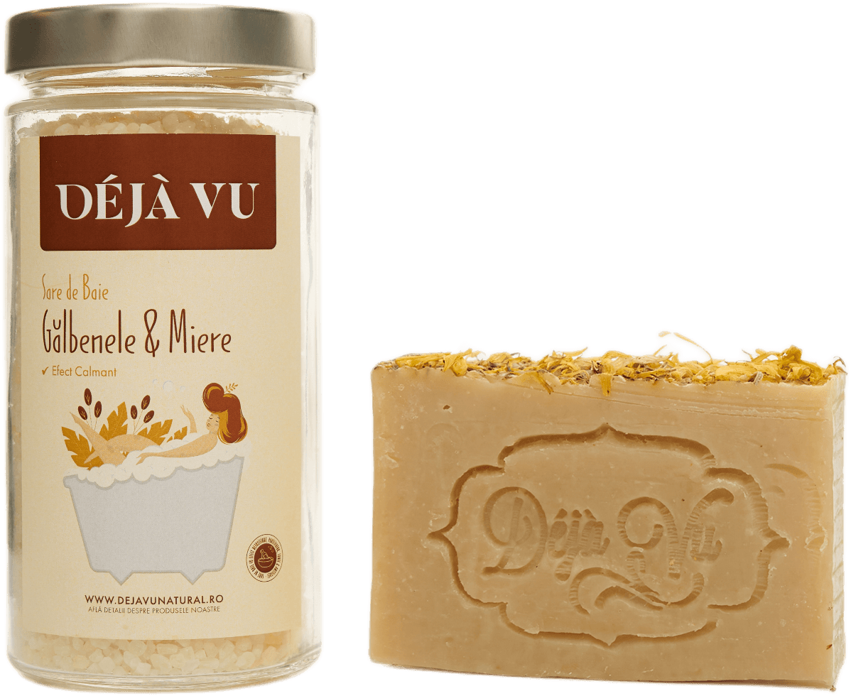 Sapun natural si sare de baie la oferta -30%