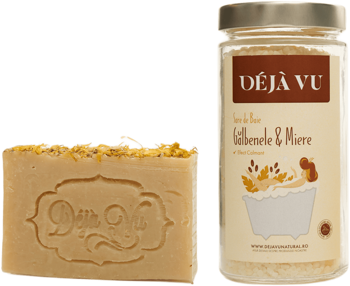 Sapun natural si sare de baie la oferta -30%