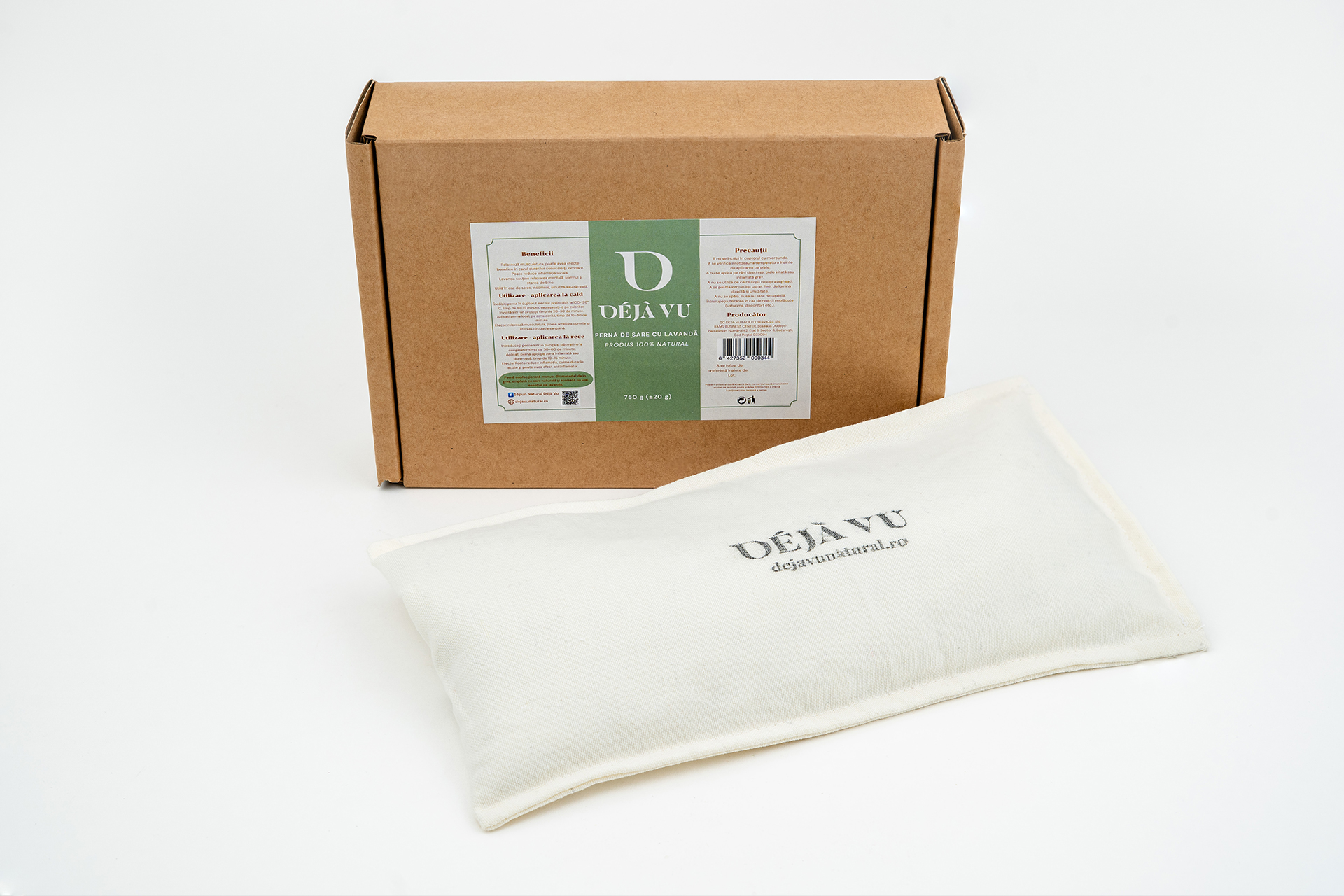 Lavender salt pillow