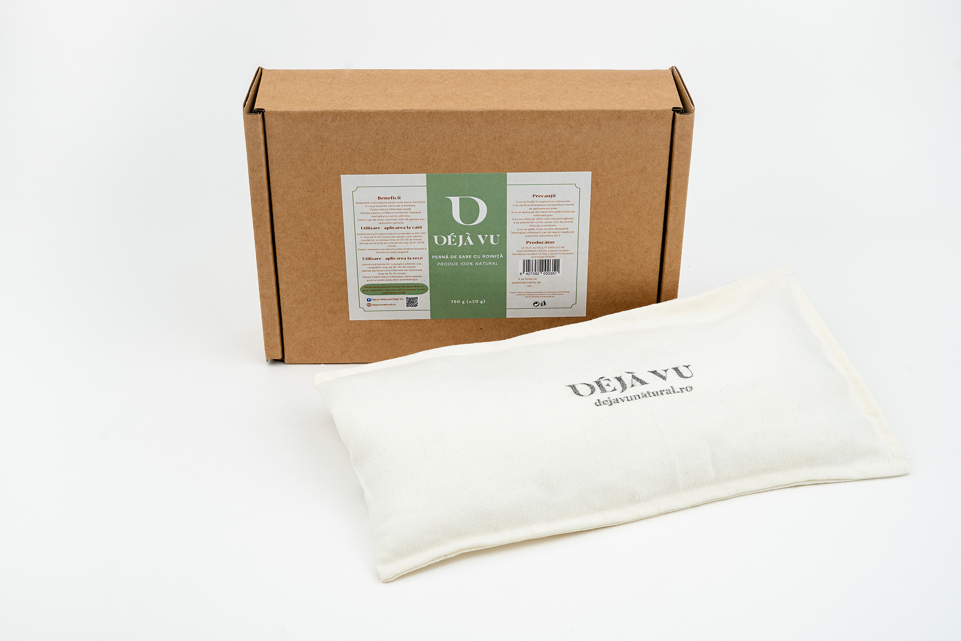 Salt pillow with lemon balm