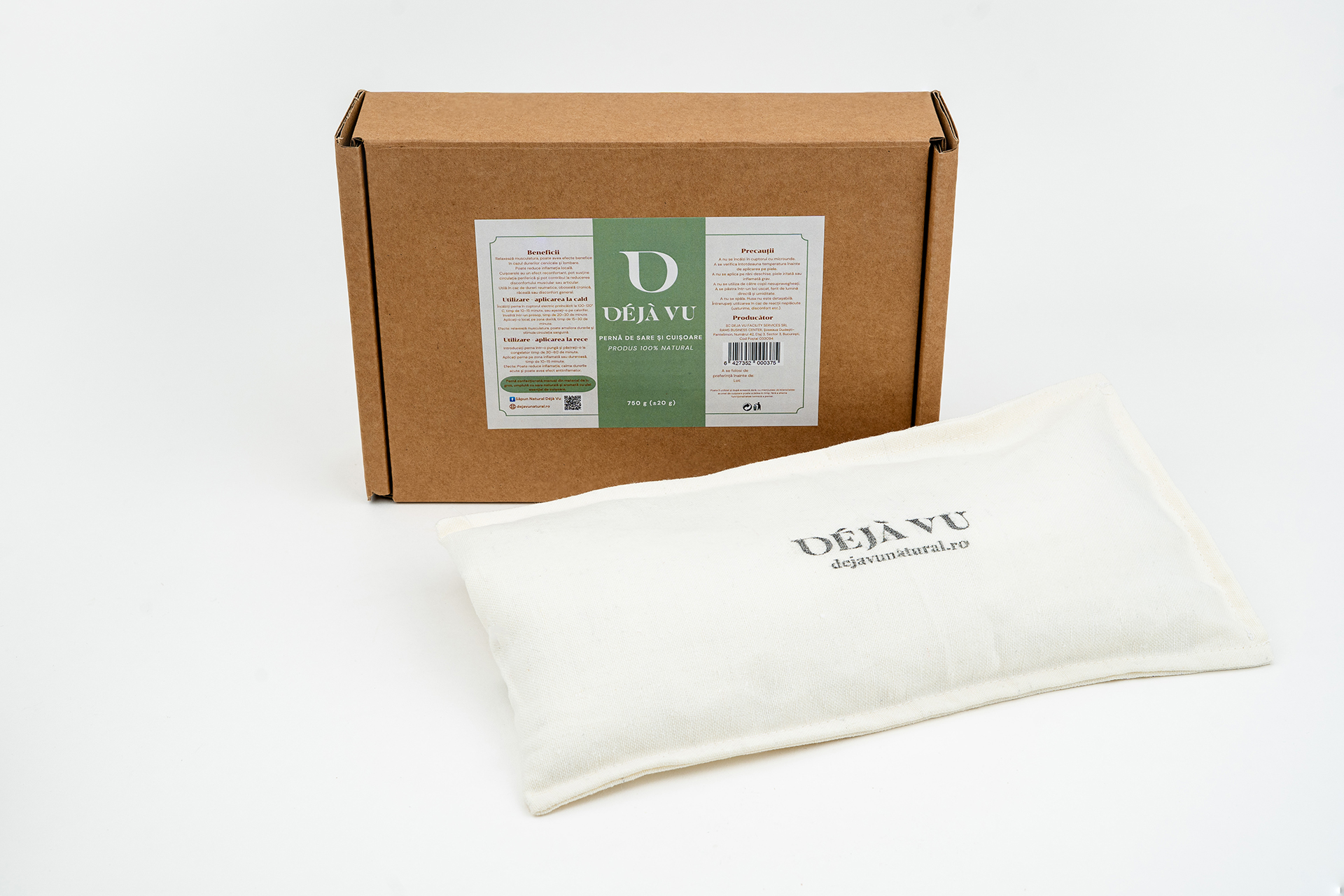 Salt and clove pillow