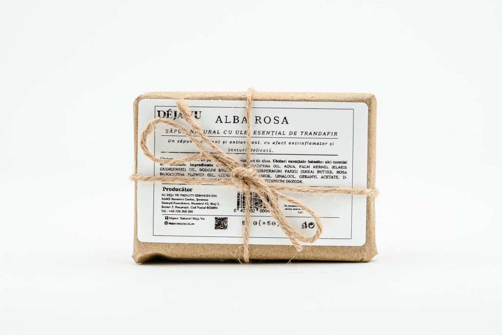 Alba Rosa - Săpun natural cu ulei esențial de trandafir 2