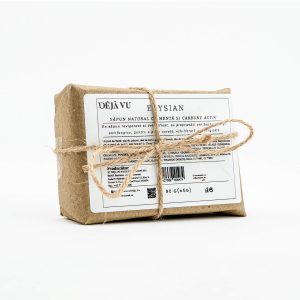 Elysian - Săpun natural cu mentă și cărbune activ 4