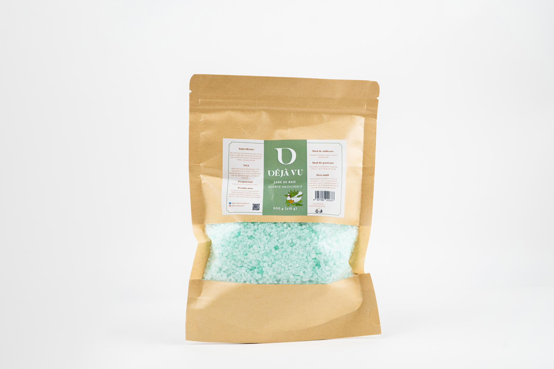 Bath salt with medicinal herbs
